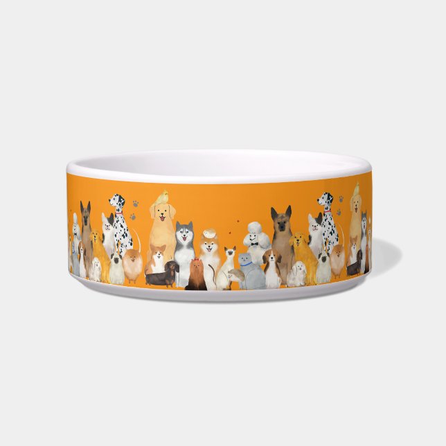 Tigela muitos animais de estimação (Frente)