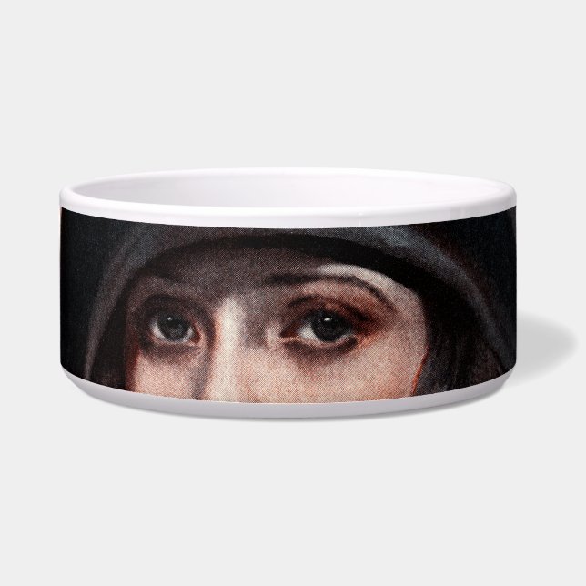 Tigela Mulher na blusa bordada (Frente)