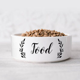 Tigela Na moda Script Dog Comida Bowl