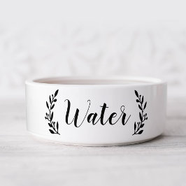 Tigela Na moda Script Dog Water Bowl