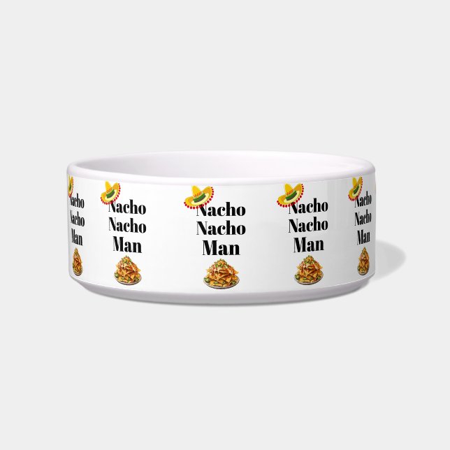 Tigela Nacho Nacho Man Pet Bowl (Frente)