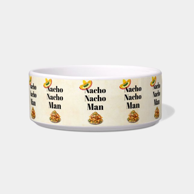 Tigela Nacho Nacho Man Pet Bowl (Frente)