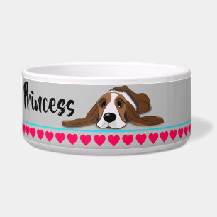 Tigela Namorados Basset Hound