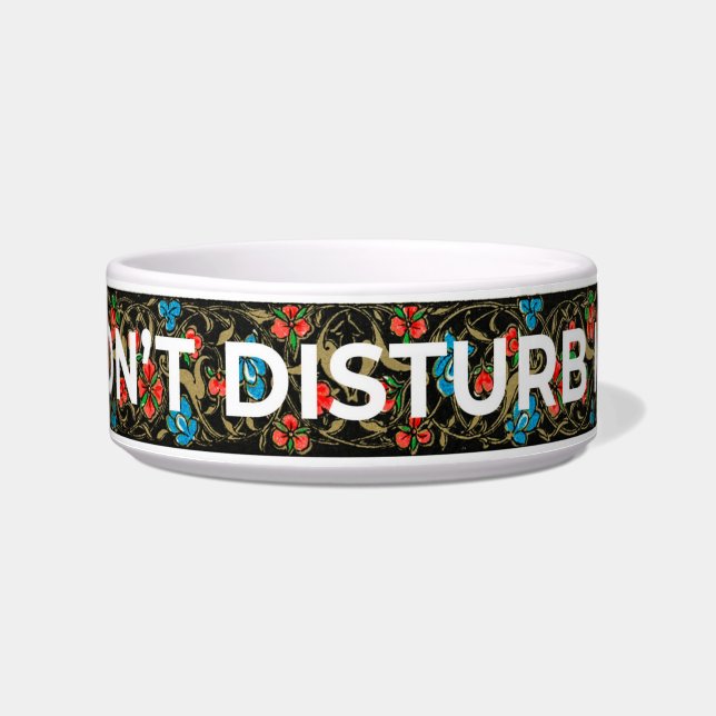 Tigela Não me perturbe, Pet Bowl (Frente)