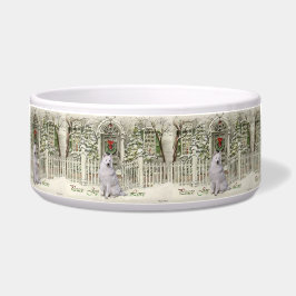 Tigela Natal Samoyed