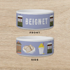 Tigela NOLA Ama Pet De Cachorro Roxo