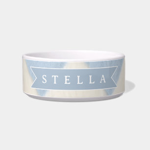 Tigela Nome Argyles Macio Azul Pálido Personalizado Prépp