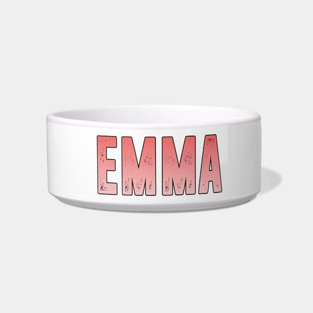 Tigela Nome da Emma (Frente)