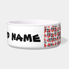 Tigela Nome Divertido de Montanha de Berna no Natal