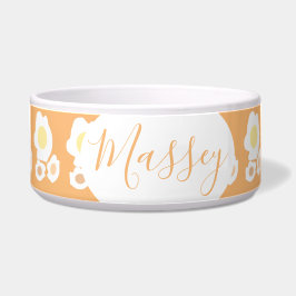 Tigela Nome do Padrão de Três Ovos Pet