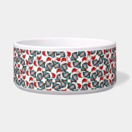 Tigela Nome engraçado de Doberman padrão de Natal