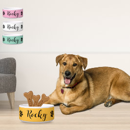 Tigela Nome Personalizado Cachorrão Cerâmico - Pet Person
