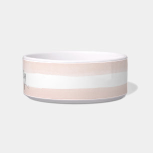 Tigela Nome Personalizado da Faixa Rosa