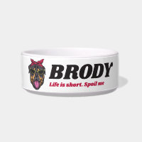 Nome Personalizado do Lover do Cachorro do Rottwei