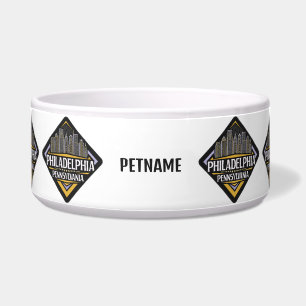 Tigela Nome Personalizado Philadelphia Pensilvânia
