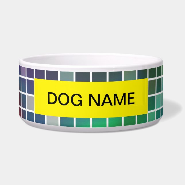Tigela Nome Personalizado Sequin (Frente)