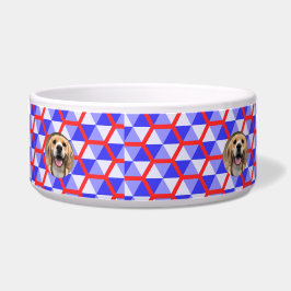 Tigela Nome Personalizado Único Comida de Cachorro Monogr