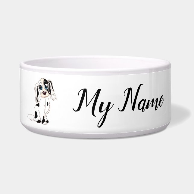 Tigela Nome Personalizado Ziggy (Frente)