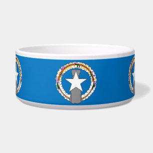 Tigela Norte Mariana Flag Pet Bowl