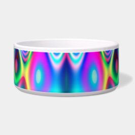 Tigela O abstrato surpreendente colore a arte psicadélico