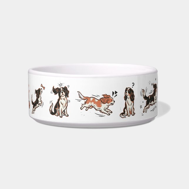 Tigela O Consorte do Rei: Cavalier King Charles Spaniel (Frente)