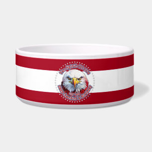 Tigela O Espírito De 1776, 2026 Bandeira Águia Vermelha d
