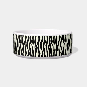 Tigela O impressão chique da zebra peroliza o prato