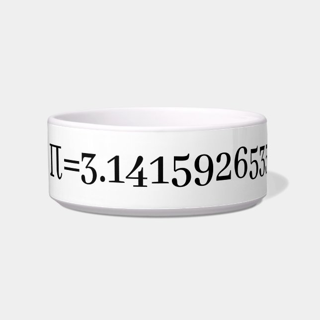 Tigela O Número De Pi Math & Science Lovers' (Esquerda)