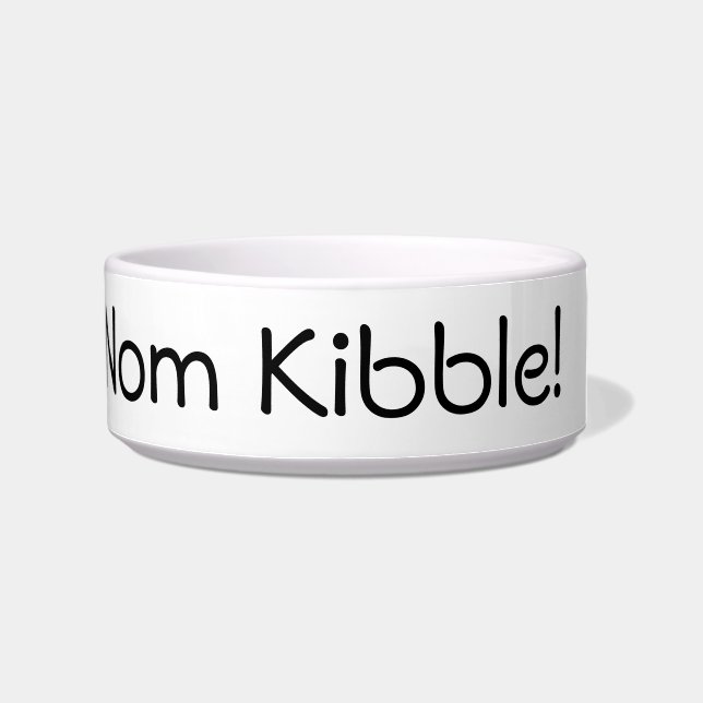 Tigela O OM Nom Nom Nom Kibble (Direita)