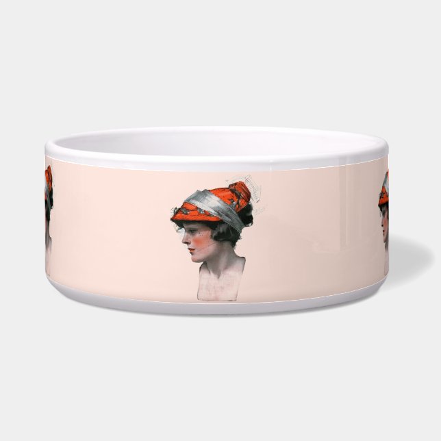 Tigela O perfil da mulher (Frente)