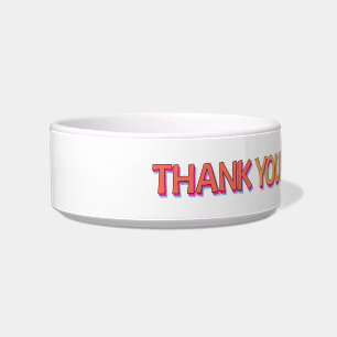 Tigela Obrigado Por Ser Um Amigo Oficial PET BOWL