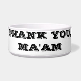 TIGELA OBRIGADO, SENHORA