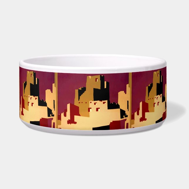 Tigela Oeste do Sudoeste Pueblo WPA Nacional (Frente)