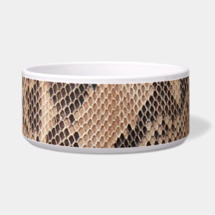 Tigela Olho de Snakeskin castanho