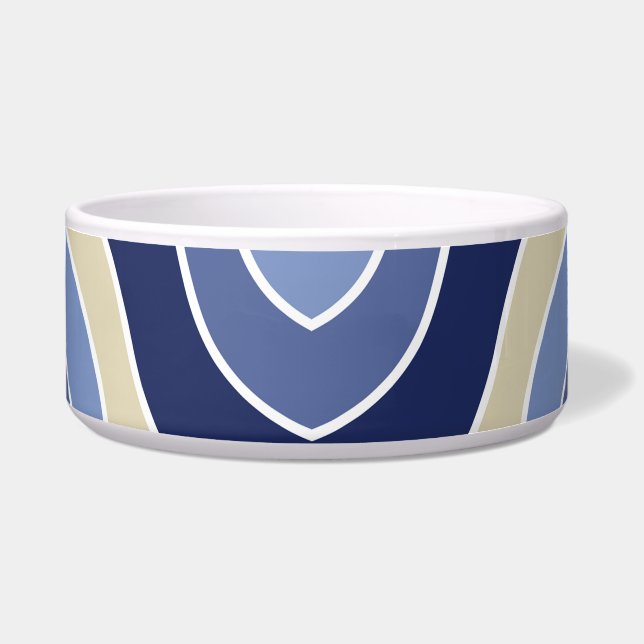 Tigela Ondas Azuis Retrotraídas (Frente)