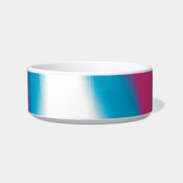 Tigela Ondas Rosa e Azul