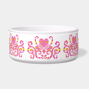 Tigela Ornamentos Rainbow Heart e Lily
