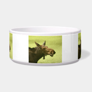 Tigela Os alces fizeram alguém para dizer o bolo