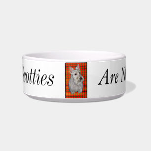 Tigela Os Scotties Wheaten não são Westies!
