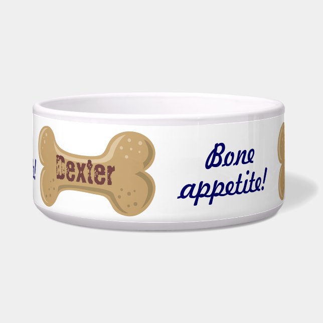 Tigela Osso de cão quente 2 de Diggity_Bone (Frente)