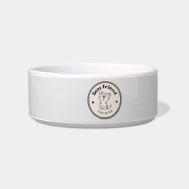 Tigela ÓTIMO! Toalha de Gato Cerâmico - Pele Mais Amada D