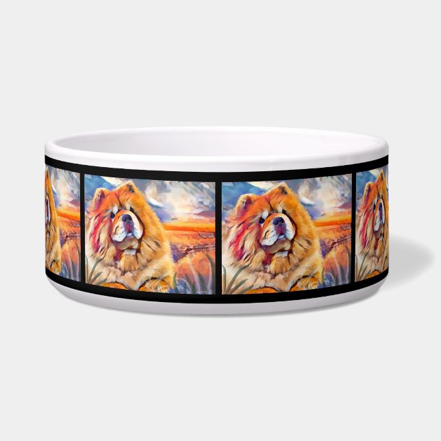 Tigela OURO GIRL chow (Frente)