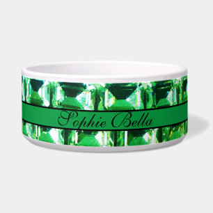 Tigela Ouros Verdes, padrão de joias de gemstone verde