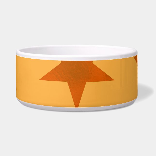 Tigela Padrão 2 de estrelas de ouro (Frente)