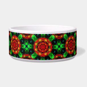 Tigela Padrão Abstrato Floral Moderno Boho Elegante #504