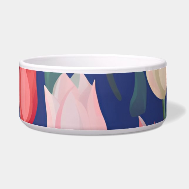 Tigela Padrão das tulipas. (Frente)