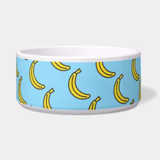 Tigela Padrão de Amigo de Estimação de Banana Fofo de Ver