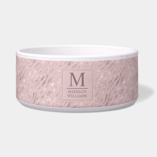 Tigela Padrão de Brilho Dourado Rosa Pastel Bege Macio Pe