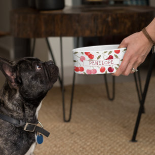 Tigela Padrão de Cereja Doce   Monograma