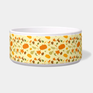 Tigela Padrão de Colheita de Ação de Graças Amarelo e Lar